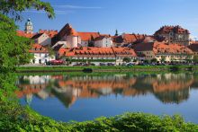 Maribor am Ufer der Drau