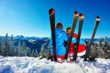 Skifahren in der Skiwelt Amad&eacute;