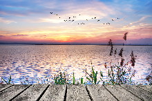 Abendstimmung am Meer (c) kesipun-Fotolia